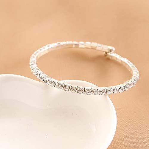 Plated Cubic Zirconia Classic Tennis Bracelet Bracelets for Women