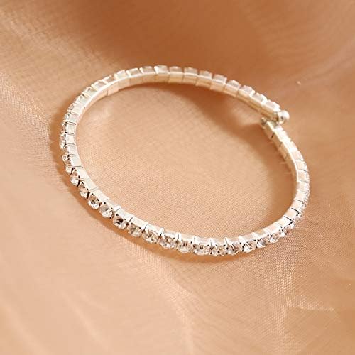 Plated Cubic Zirconia Classic Tennis Bracelet Bracelets for Women