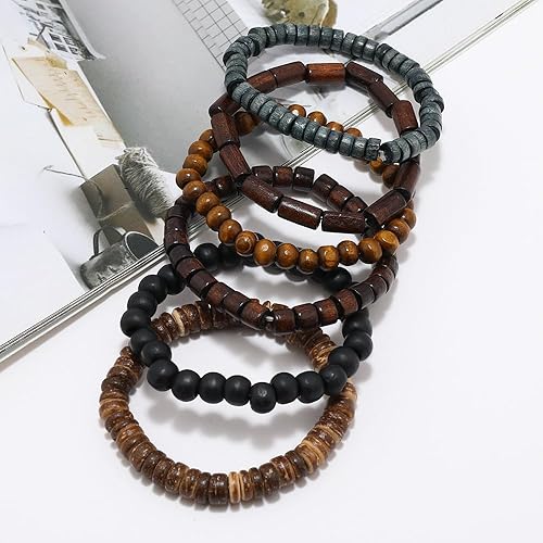 Gothic Bracelet Adjustable Punk Braided Leather Multilayer Grunge Set Bracelets Emo Metal Cuff Wrap Bangles Meaningful Gift